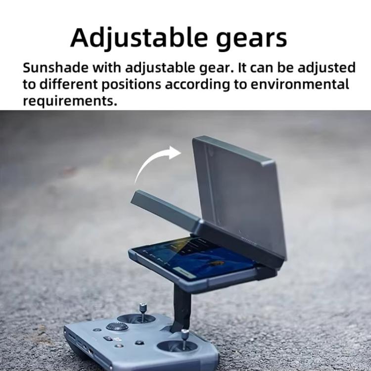 Parasol CYNOVA ajustable con protección antirreflejos y posicionamiento multiángulo para el controlador RC Pro 2 (negro) — i…
