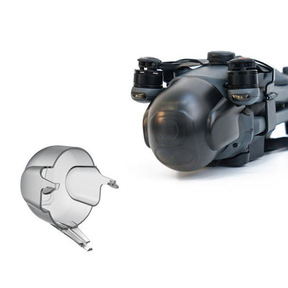 Cubierta protectora para lente de cardán CYNOVA para DJI Mavic 4 Pro (negro transparente)