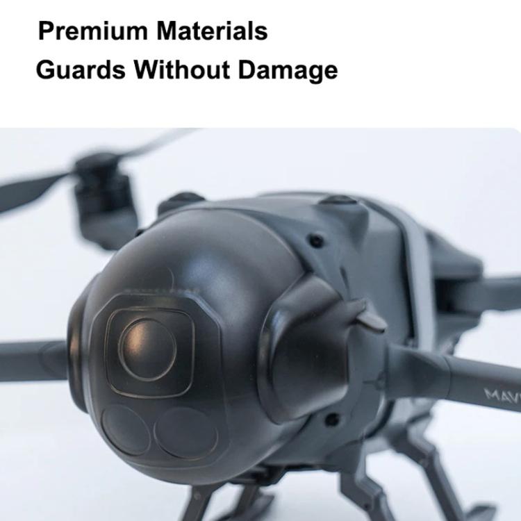 Cubierta protectora para lente de cardán CYNOVA para DJI Mavic 4 Pro (negro transparente) — imagen 5