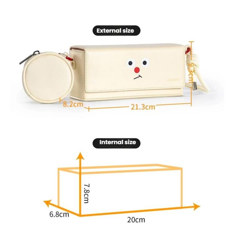 Bolsa de hombro para trípode de bolsillo mediano Cwatcun D195 (blanco) — imagen 3