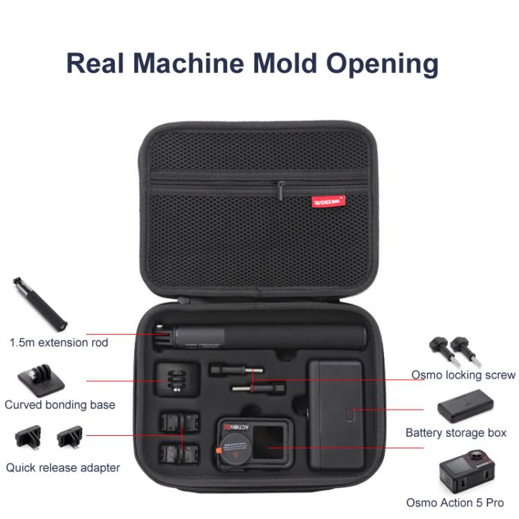 Estuche de transporte, kit todo en uno, resistente, para hombro y mano (rosa) — imagen 5