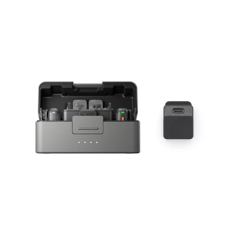 Estuche de carga Original (2 TX + 1 RX + ) + adaptador de cámara para DJI Mic 3