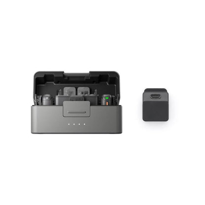 Estuche de carga Original (2 TX + 1 RX + ) + adaptador de cámara para DJI Mic 3