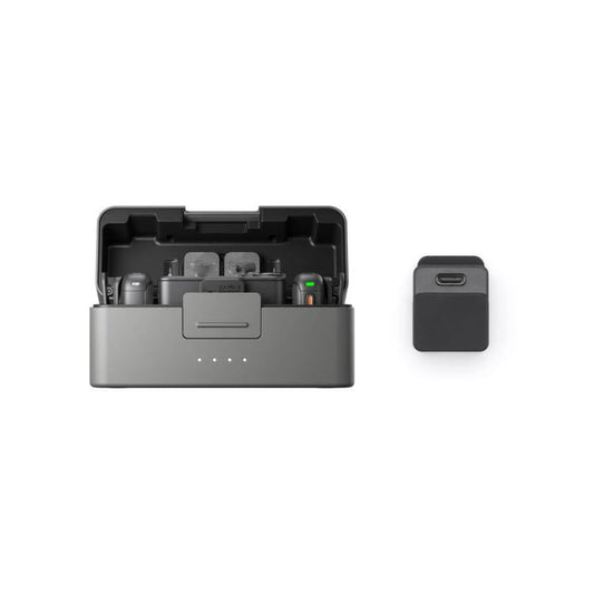 Estuche de carga Original (2 TX + 1 RX + ) + adaptador de cámara para DJI Mic 3