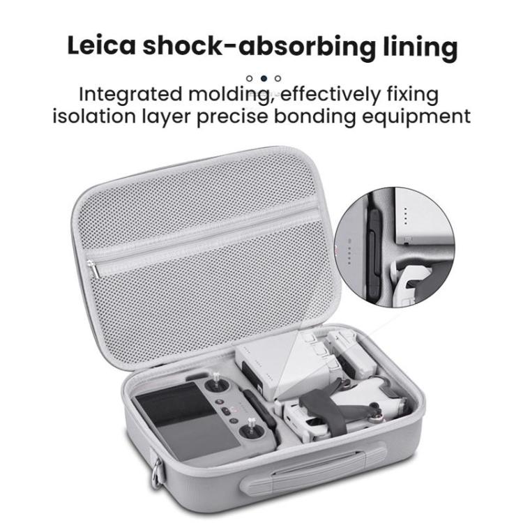 Bolsa de almacenamiento BRDRC - para accesorios de control remoto para DJI Mini 4 Pro (gris) — imagen 3
