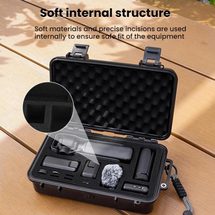 Estuche de transporte de seguridad portátil para DJI Osmo Pocket 3 (negro) — imagen 5