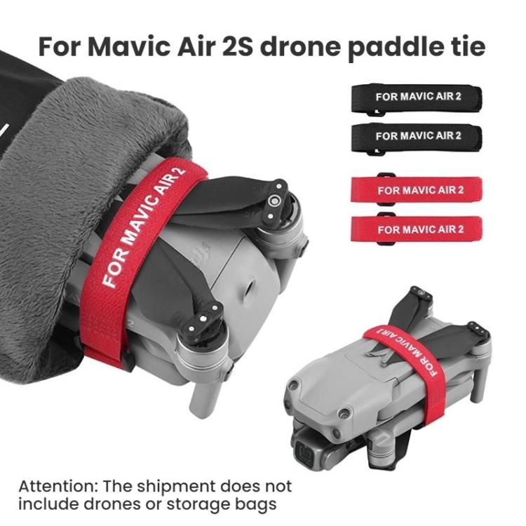 Correas para hélices de dron BRDRC para DJI Mavic Air 2 (rojas) — imagen 4