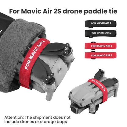 Correas para hélices de dron BRDRC para DJI Mavic Air 2 (rojas) — imagen 4