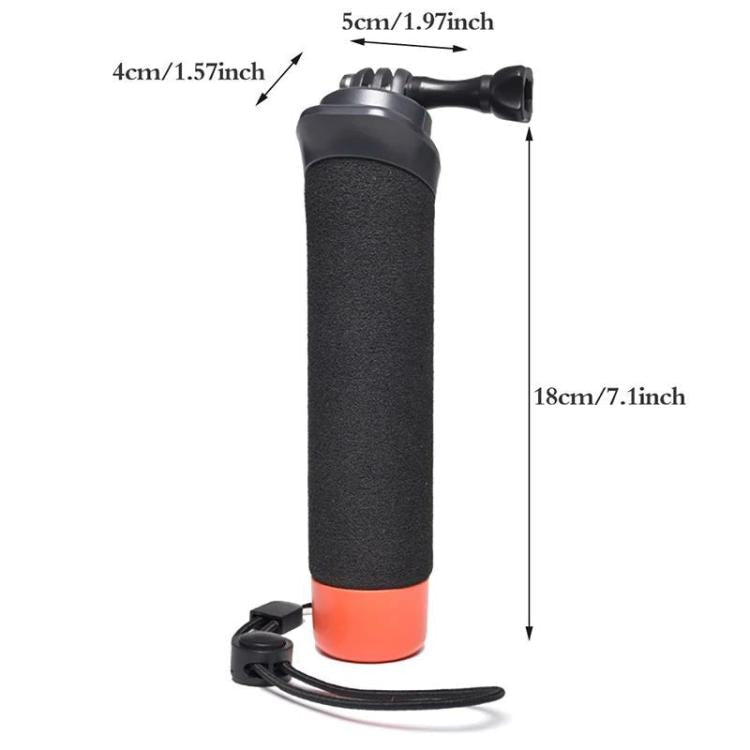 Empuñadura flotante para cámara de acción GoPro/ /Insta360, resistente al agua y con cable de acero antipérdida para DJI Osm…
