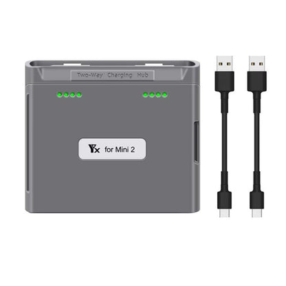 Batería Cargador de bidireccional para DJI Mavic Mini / Mini 4K / Mini 2 SE (gris) para DJI DJI Mavic Mini, DJI Mini 4K, DJI…