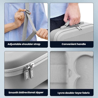 Bolsa de almacenamiento protectora para accesorios de dron portátil BRDRC para DJI Neo (gris) — imagen 6