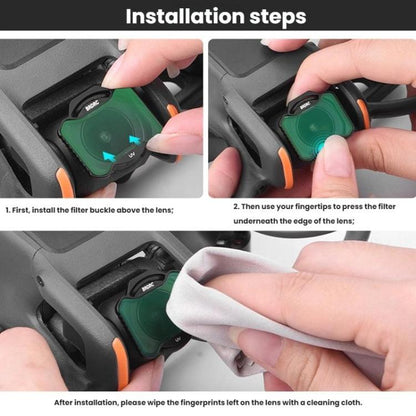 Filtro Accesorios de con marco de aluminio BRDRC para DJI Avata 2 — imagen 12