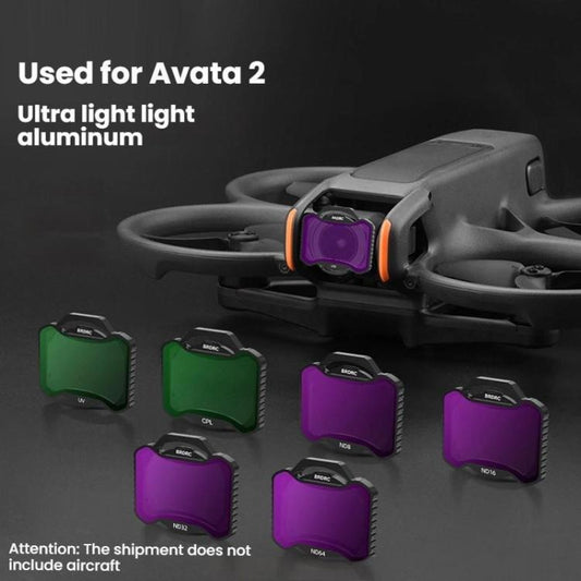 Filtro Accesorios de con marco de aluminio BRDRC para DJI Avata 2 — imagen 2