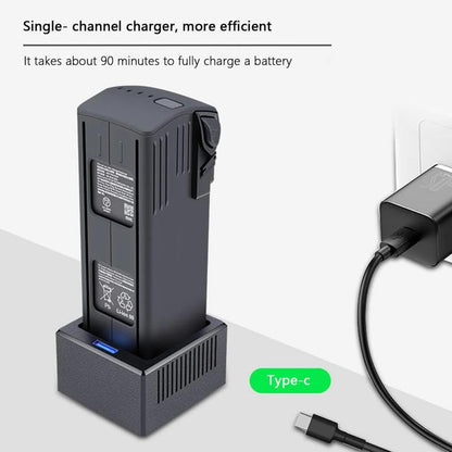 Baterías de drones Cargador rápido USB-C de un solo canal, concentrador de carga para para DJI Mavic 3 Pro — imagen 2