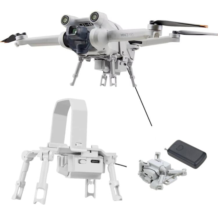 Lanzador recargable, carga de 200 g para DJI Mini 3 Pro (gris claro)