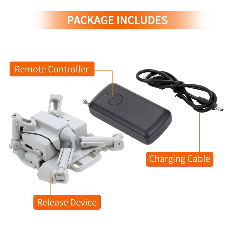 Lanzador recargable, carga de 200 g para DJI Mini 3 Pro (gris claro) — imagen 7
