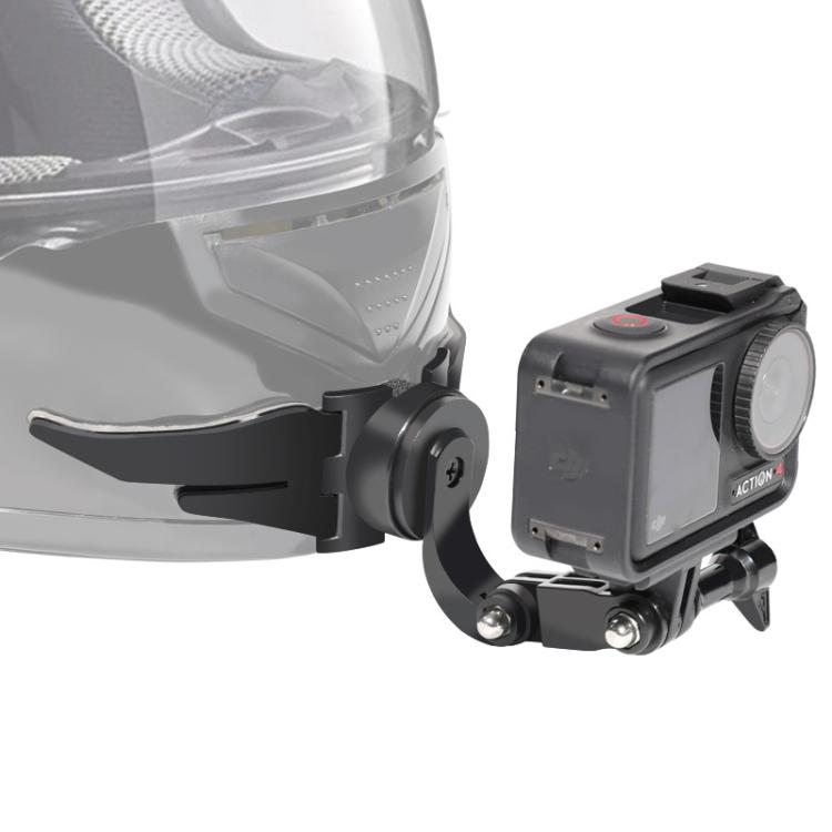 Soporte de mentón para casco giratorio de 360 grados para cámara GoPro HERO/Insta360/ POV para DJI Osmo Action