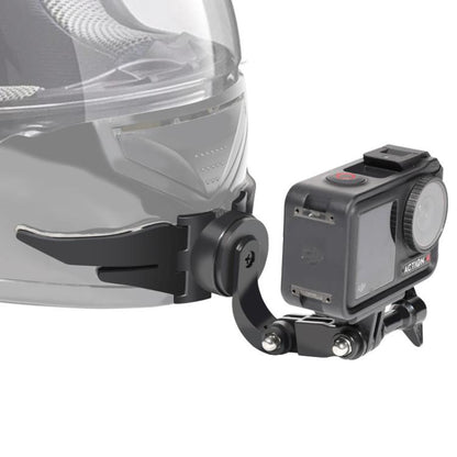 Soporte de mentón para casco giratorio de 360 grados para cámara GoPro HERO/Insta360/ POV para DJI Osmo Action