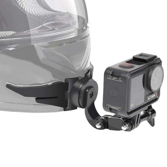 Soporte de mentón para casco giratorio de 360 grados para cámara GoPro HERO/Insta360/ POV para DJI Osmo Action