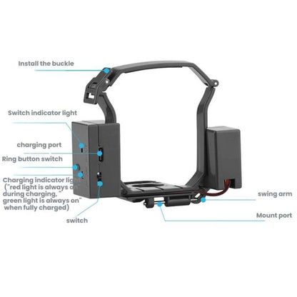 Lanzador aéreo para dron /3 PRO BRDRC para DJI Mavic 3 Pro (gris oscuro) — imagen 3