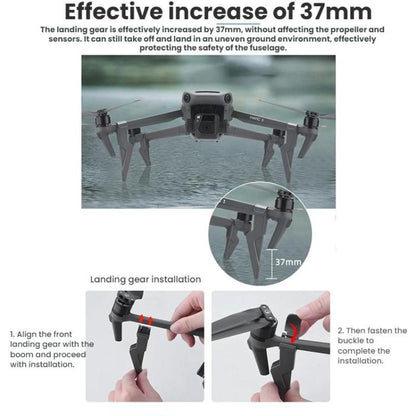 Lanzador aéreo para dron /3 PRO BRDRC para DJI Mavic 3 Pro (gris oscuro) — imagen 5
