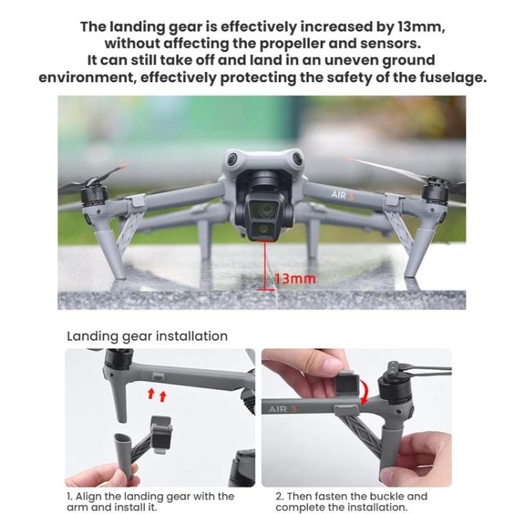 Accesorios de lanzamiento aéreo para drones / BRDRC para DJI Air 3S (gris oscuro) — imagen 5