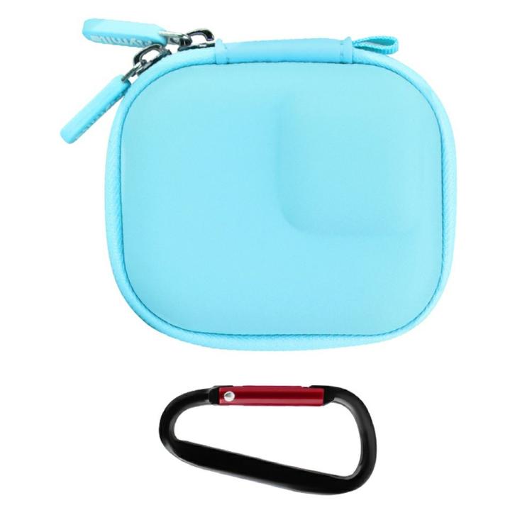 Estuche Flymile de PU para minicámara con mosquetón (azul)