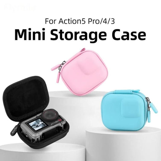 Estuche Flymile de PU para minicámara con mosquetón (azul) — imagen 2
