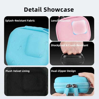 Estuche Flymile de PU para minicámara con mosquetón (rosa) — imagen 5