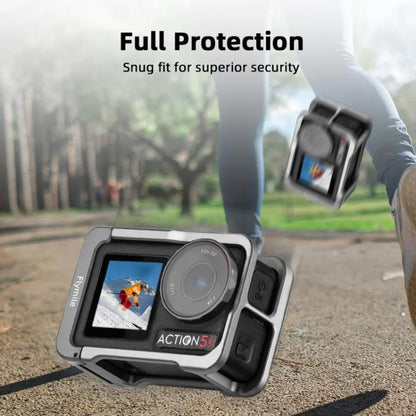 Jaula protectora metálica Flymile con zapata fría para DJI Osmo Action 5 (color metalizado) — imagen 7