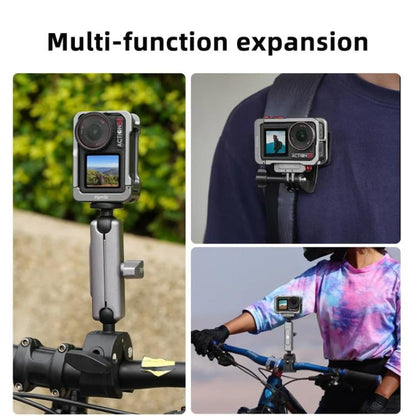 Jaula protectora metálica Flymile con zapata fría para DJI Osmo Action 5 (color metalizado) — imagen 9