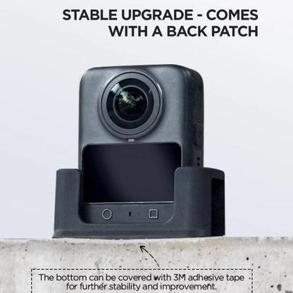 Base de silicona CYNOVA para cámara de acción, soporte de escritorio y para auto para DJI Osmo 360 (negro) — imagen 3