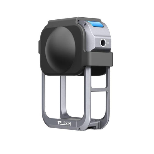 Marco de expansión de jaula protectora de aleación de aluminio TELESIN para DJI Osmo 360 (color metalizado)