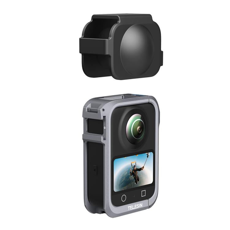 Marco de expansión de jaula protectora de aleación de aluminio TELESIN para DJI Osmo 360 (color metalizado) — imagen 3