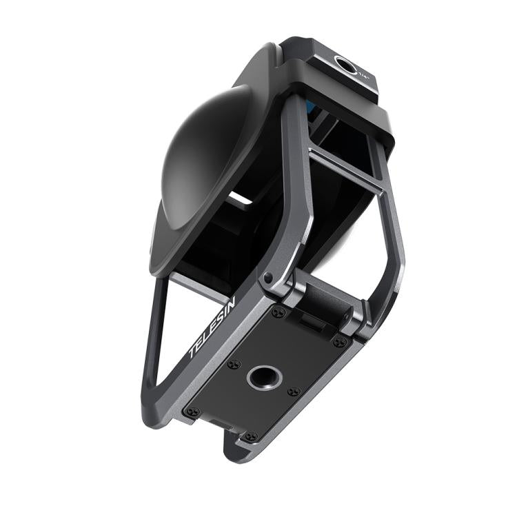 Marco de expansión de jaula protectora de aleación de aluminio TELESIN para DJI Osmo 360 (color metalizado) — imagen 5