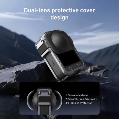 Marco de expansión de jaula protectora de aleación de aluminio TELESIN para DJI Osmo 360 (color metalizado) — imagen 10