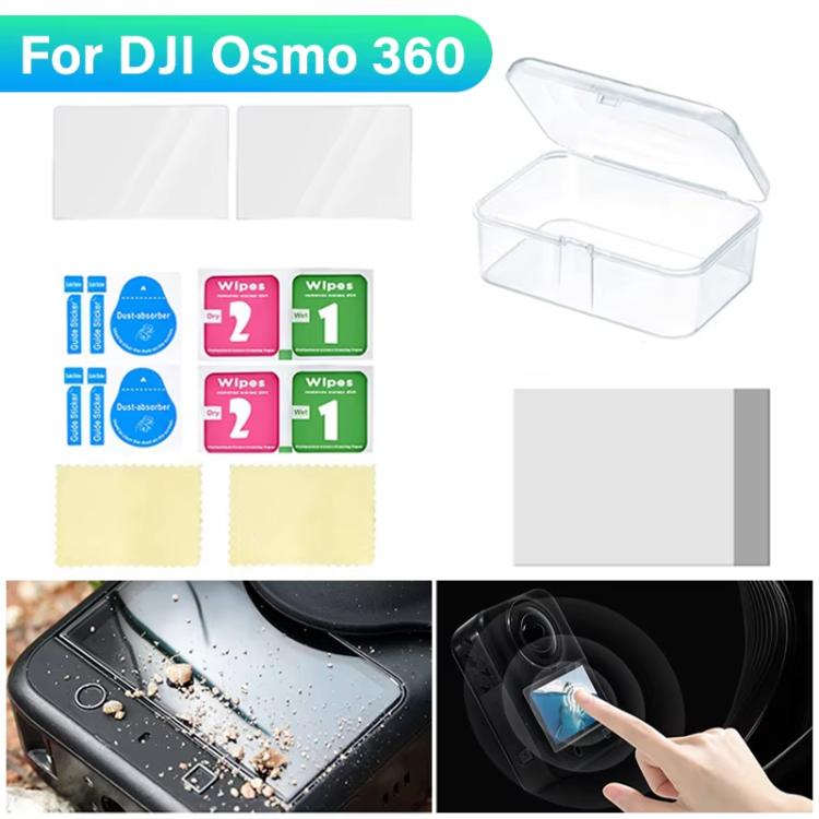 Lente de cámara Protector de pantalla de vidrio templado CYNOVA, dureza 9H, antiarañazos, para para DJI Osmo 360 / Osmo Acti…