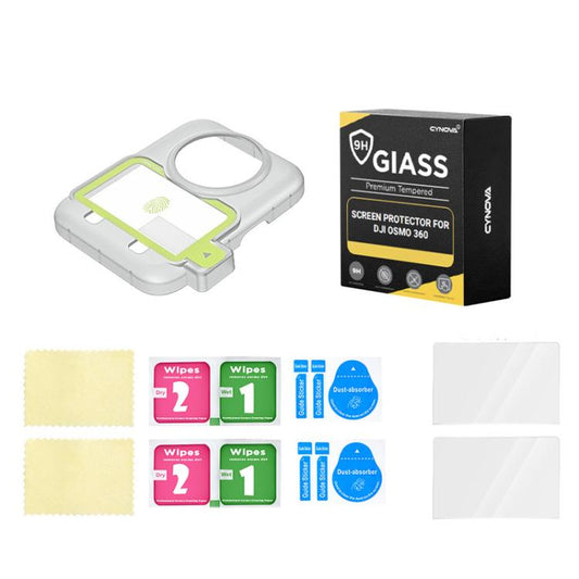 Kit de protector de pantalla de vidrio templado CYNOVA para DJI Osmo 360