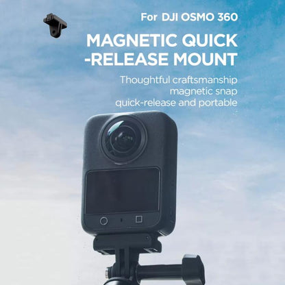 Base Adaptador de magnética de liberación rápida CYNOVA para DJI Osmo 360 (negro) — imagen 2