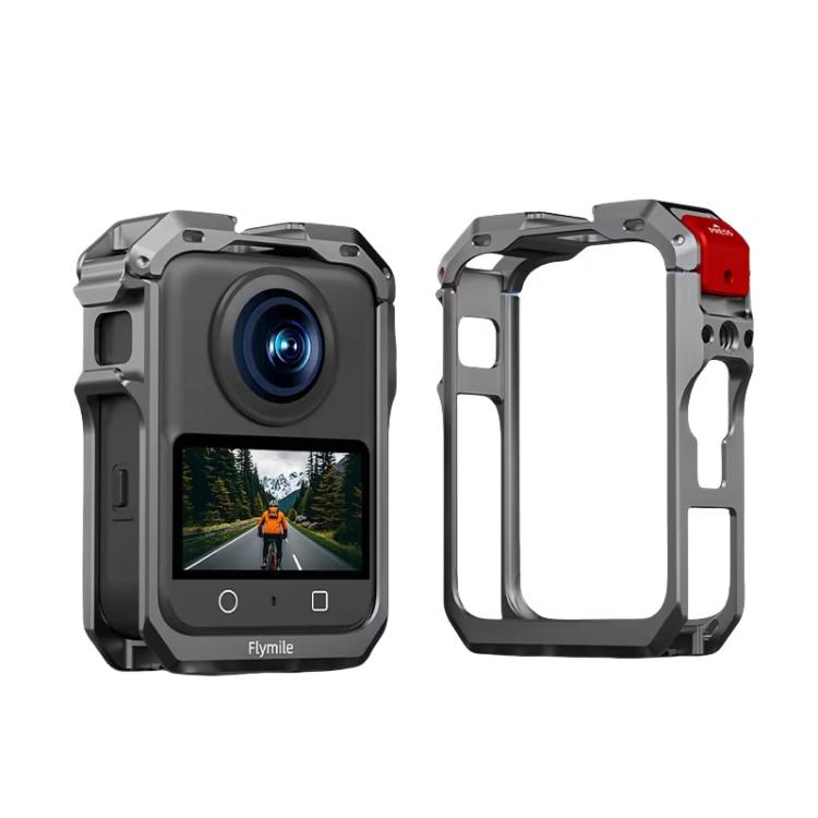 Jaula metálica de liberación rápida con zapata fría doble Flymile para DJI Osmo 360 / Osmo Action (FLY042_2) para DJI DJI Os…