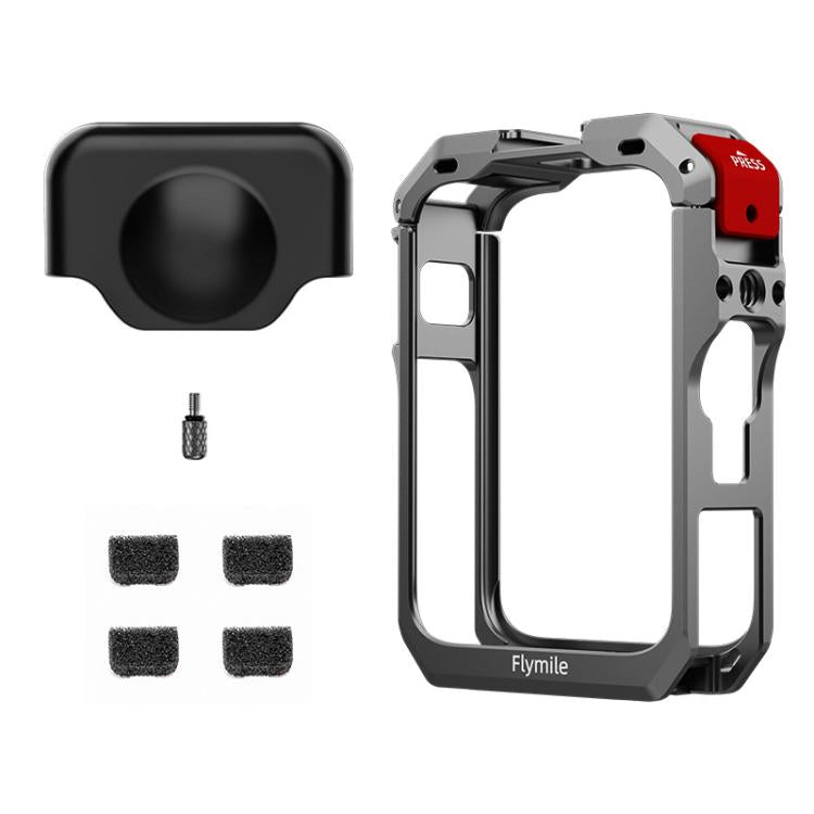 Jaula metálica de liberación rápida con zapata fría doble Flymile para DJI Osmo 360 / Osmo Action (FLY042_1) para DJI DJI Os…