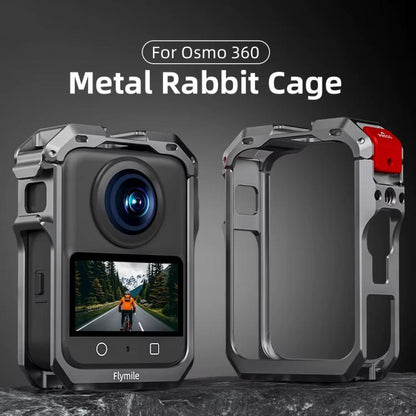 Jaula metálica de liberación rápida con zapata fría doble Flymile para DJI Osmo 360 / Osmo Action (FLY042_1) para DJI DJI Os…