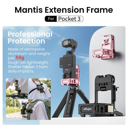 Marco de extensión aMagisn Mantis, soporte magnético para vlogs con manos libres (rosa) — imagen 3