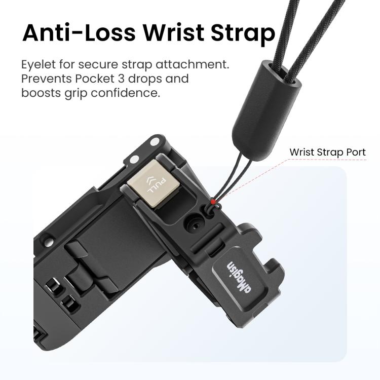 Marco de extensión aMagisn Mantis, soporte magnético para vlogs con manos libres (negro) — imagen 10