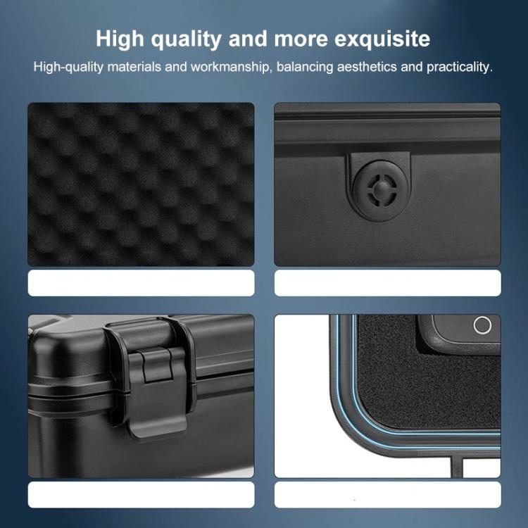 Estuche portátil impermeable para cámara panorámica BRDRC para DJI Osmo 360 (negro) — imagen 11