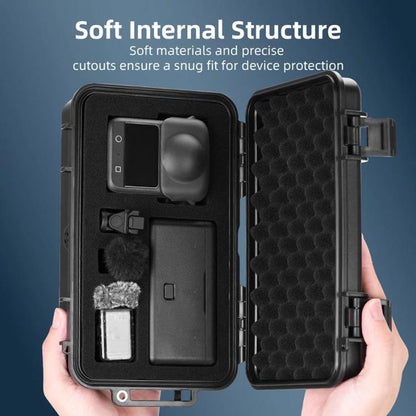 Estuche portátil impermeable para cámara panorámica BRDRC para DJI Osmo 360 (negro) — imagen 6