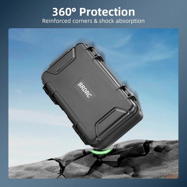Estuche portátil impermeable para cámara panorámica BRDRC para DJI Osmo 360 (negro) — imagen 7