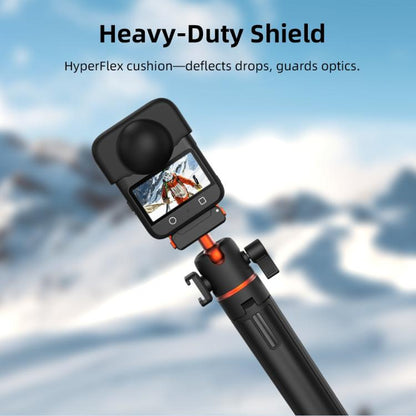 Tapa de lente de silicona para cámara, a prueba de polvo y arañazos para DJI Osmo 360 (negra) — imagen 6