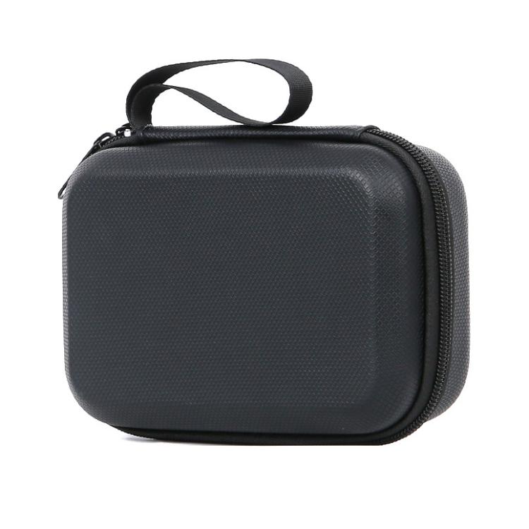 Estuche de transporte de cuero sintético, portátil, impermeable, protector y de almacenamiento para DJI Osmo 360 (negro)