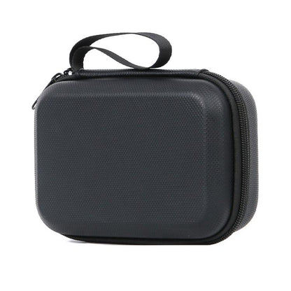 Estuche de transporte de cuero sintético, portátil, impermeable, protector y de almacenamiento para DJI Osmo 360 (negro)